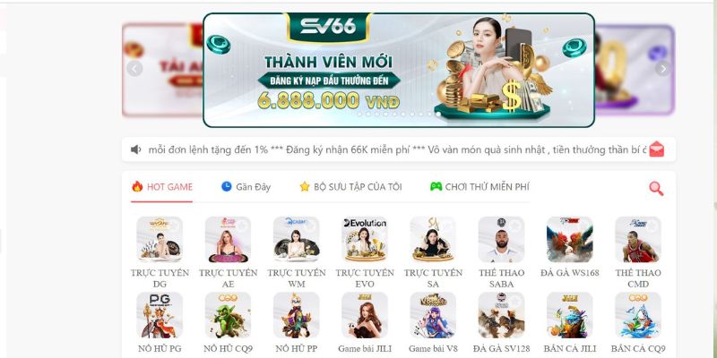 Thông tin sơ lược về trang web cá cược SV66